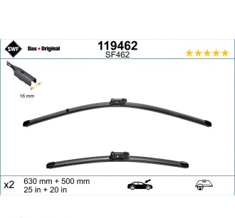 Фото 3 - Двірник (щітка склоочисника) SWF 119462