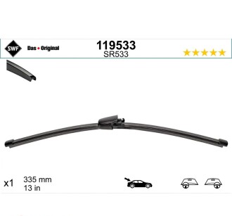 Двірник безкаркасний 355мм - SWF 119533
