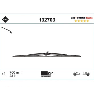 Фото 3 - Двірник (щітка склоочисника) SWF 132703