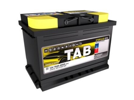 Стартерний акумулятор DETA EFB - TAB 212 070