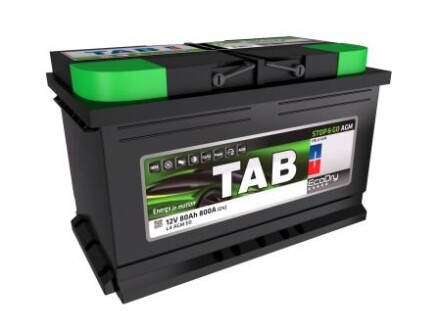 80 Ah/12V AGM (0) Euro - TAB 213 080