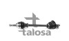 Піввісь ліва +ABS (L:630/A:21/ABS:26/O-30mm) Renault Kangoo/Clio II 98- - (7701056621, 7700110484, 8200410080) TALOSA 76-RN-8037A (фото 1)