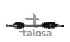 (L=649mm) Піввісь ліва ABS+ Dacia Logan, Sandero 1.5DCI 06- - (8200261840, 8200559377, 8200511225) TALOSA 76-RN-8077 (фото 1)