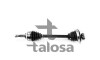 Піввісь ліва (z 21) Renault Clio II 98-/ Kangoo 97-/ Twingo 96- - (7711368656, 8200571876, 8200534635) TALOSA 76-RN-8118 (фото 1)