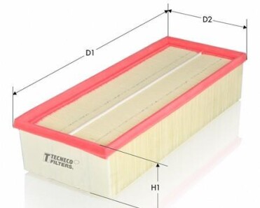 Фільтр повітряний Citroen C4 08-/Peugeot 207 CC (WB) 07- - Tecneco AR10416PM