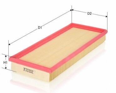 Фільтр повітряний Citroen Nemo 1,4 09-/Peugeot Bipper 08-/Toyota Matrix 1.8 01- - Tecneco AR10518PM