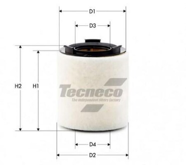 Повітряний фільтр - (6R0129607C, 6R0129620A, 6RF129620) Tecneco AR10822S