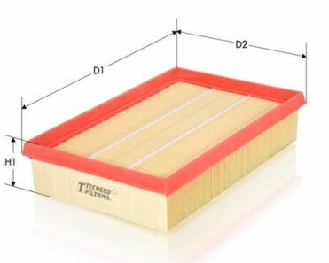 Фільтр повітряний Nissan Navara 15- - Tecneco AR1611PM