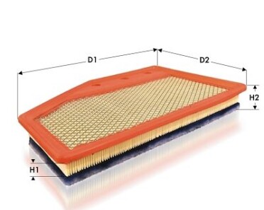 Фільтр повітряний (з додат.фільтром) Opel Insignia B 1.5CDTI/1.6CDTI/2.0CDTI 17- - Tecneco AR1621PMS
