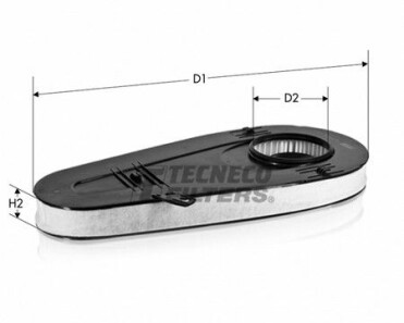 Фiльтр повiтряний BMW GT (F07) 530 d,535 d 10-, 5 (F10) 520 d,525 d,530 d, 535d 10-, 5 Touring (F11) 520 d,525 d,530 d 10- - Tecneco AR2027