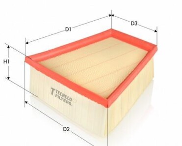 Фільтр повітряний Renault Megane 15-, Scenic 16- - Tecneco AR22014PM
