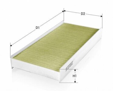 Фільтр салону антибактер. DB A W169 9/04-,B W245 4/05- - Tecneco CKA10055