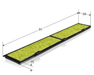 Фільтр салону антибактер. BMW 1 (E81, E87, F20), 3 (E90), X1 (E94) - Tecneco CKA8430