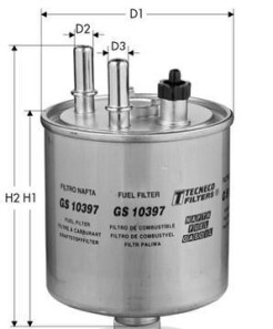 F.paliwa Laguna III 1.5-3.0dCi 07-09CZU - Tecneco GS10397