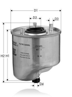 Паливний фільтр - Tecneco GS1071
