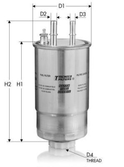 Топливный фильтр - (1729042, 1606384980, 1901A3) Tecneco GS2401