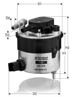 Паливний фільтр - Tecneco GS93913