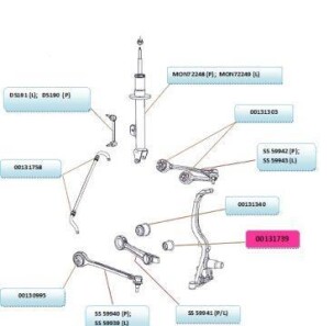 Фото 3 - Сайлентблок важеля TEDGUM 00131739