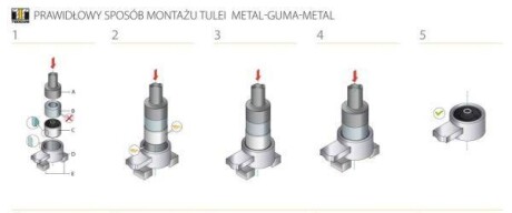 Фото 2 - Сайлентблок важеля TEDGUM 00144261