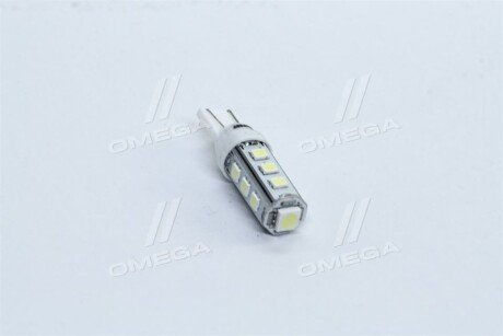 Лампа LED б / ц габарит і панель приладів T10 13SMD W5W 12V WHITE <> - TEMPEST TMP-12T10-12V