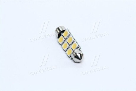 Лампа LED Софітні C5W 24V T11x41-S8.5 (6 SMD size5050) WARM WHITE <> - TEMPEST TMP-16T11-24V