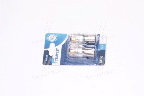 Лампа LED покажчиків поворотів і стоп-сигналів 12V BA15S 15SMD WHITE <> - TEMPEST TMP-LX17-S25