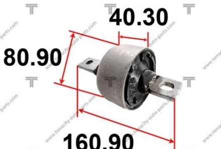 Сайлентблок заднего продольного рычага - (52385SR3000, 52385SR3OOO, 52385ST3G01) TENACITY AAMHO1004