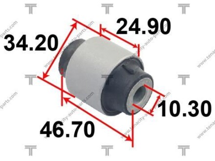 Сайлентблок рычага honda k8 civic 95-00 - TENACITY AAMHO1009