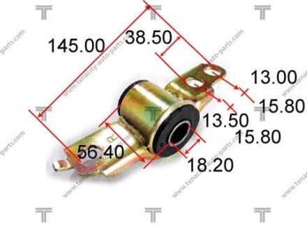 Сайлентблок - (bc1f3446x, b4553446xa, btaa3446x) TENACITY AAMMA1004