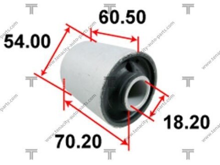 Сайлентблок переднього важеля - (ga2a3446ye, ga2a3446ya, ga2a3446yb) TENACITY AAMMA1016