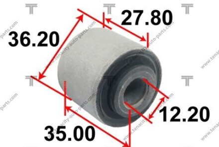 Сайлентблок заднего верхнего рычага - (eg2128c10b, eg2128c10bb) TENACITY AAMMA1053