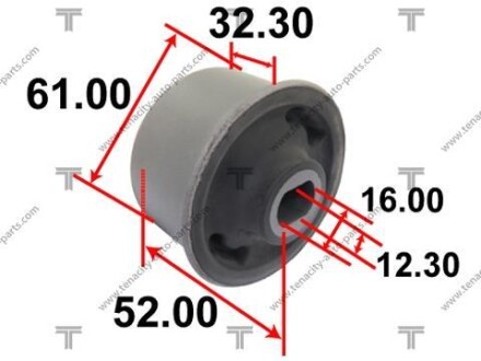 Сайлентблок рычага mazda 2 07-14 - TENACITY AAMMA1056