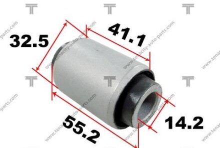 Сайлентблок переднего рычага передний L=R - (550444M410) TENACITY AAMNI1012