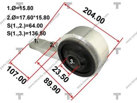 Сайлентблок рычага nissan teana 03-08 - (54501CA010) TENACITY AAMNI1032