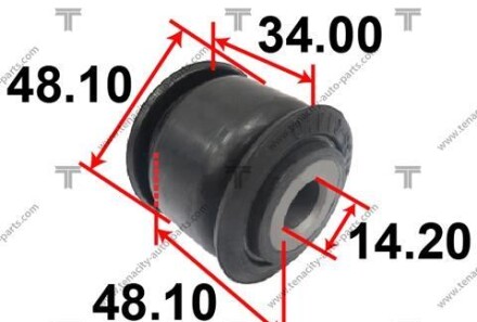 Сайлентблок рычага nissan patrol 87-07 - (5513501J10) TENACITY AAMNI1033