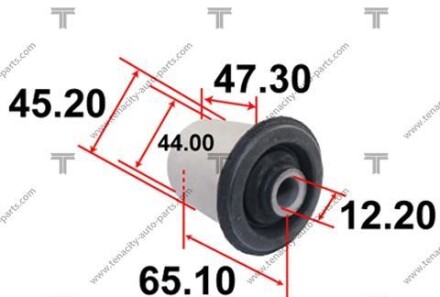 Сайлентблок важеля - (0931912044) TENACITY AAMSU1016