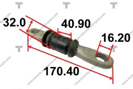 Сайлентблок важеля - (4865428060) TENACITY AAMTO1036