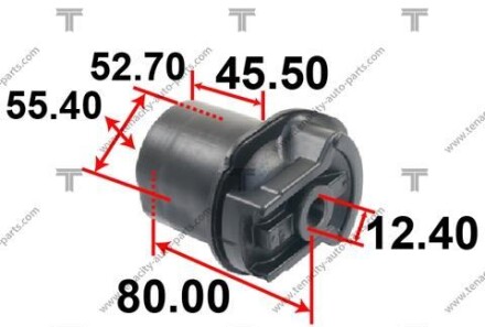 Сайлентблок - (4872552011, 4872552020, 4872552040) TENACITY AAMTO1058