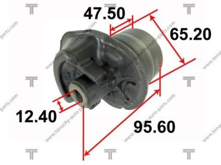 Сайлентблок рычага toyota corolla runx 00-13 - (4872532280, 4872512560) TENACITY AAMTO1074