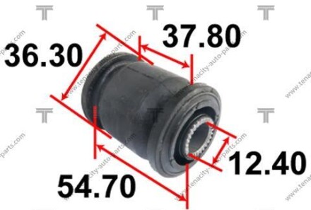Сайлентблок задней продольной тяги - (4872520370, 4871048020, 4871048010) TENACITY AAMTO1095