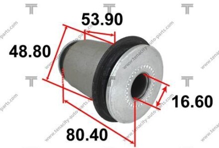 Сайлентблок важеля - (480680K010, 48O68OKO1O) TENACITY AAMTO1132