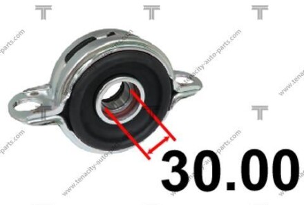 Подшипник карданного вала mitsubishi l400 94-02 - (mr165252) TENACITY ACBMI1018