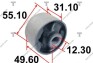 Опора двигуна - ((L2142868XA, L2142868YA, L2142868YB, L2142868XB, L2142868XAAA)) TENACITY ADMMA1006 (фото 1)