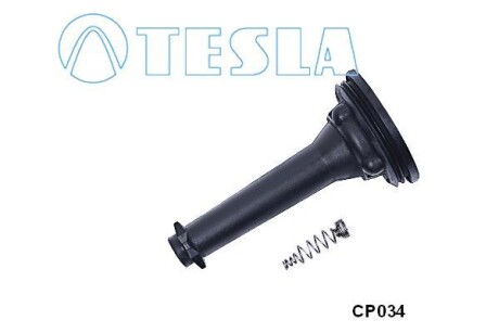 Наконечник провода высоковольтного VOLVO S60 I, S80 I, V70 II 2.0, 2.4i - (30713416, 9125601, B0143) TESLA CP034