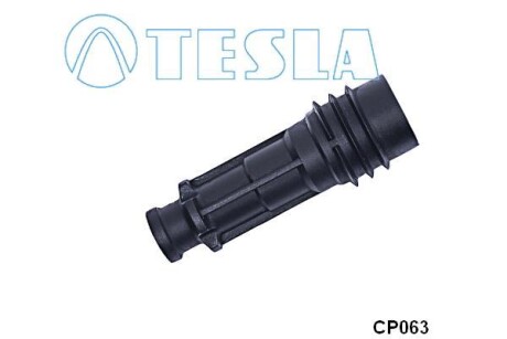 Наконечник провода высоковольтного Opel Astra h 1.2 (05-10),Opel Astra h 1.4 (04-10) BLATNA - (1208020, 24420584, 93177212) TESLA CP063