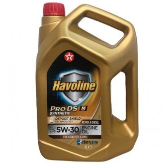 Моторное масло Havoline ProDS M 5W-30, 4 л - Texaco 804036MHE