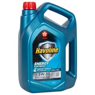 Моторна олива Havoline Energy 5W-30, 4 л - Texaco 840123MHE (фото 1)