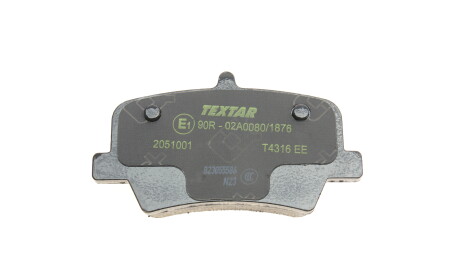 Фото 2 - Гальмівні колодки TEXTAR 2051001