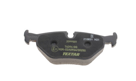 Фото 2 - Тормозные колодки TEXTAR 2099501