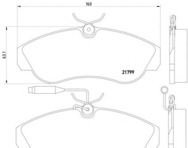 Фото 2 - Тормозные колодки TEXTAR 2179901